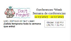 Conference week